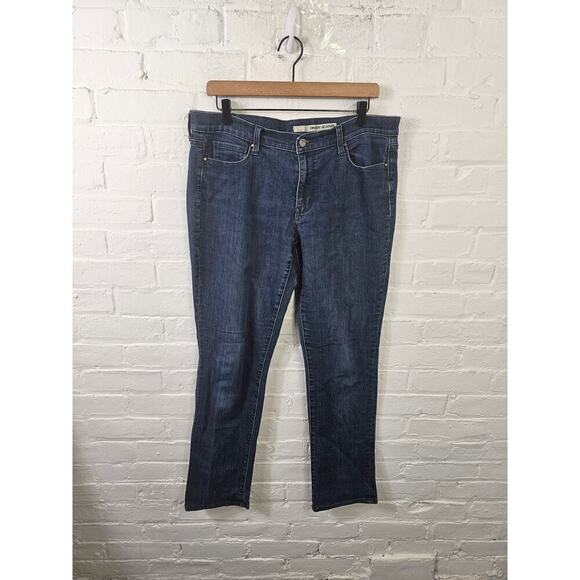 DKNY Women's Straight Leg Denim Jeans Regular Fit Mid Rise Blue Size 32 - Picture 1 of 5